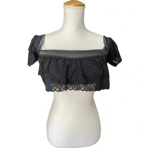 Victoria’s Secret black lace lingerie too medium